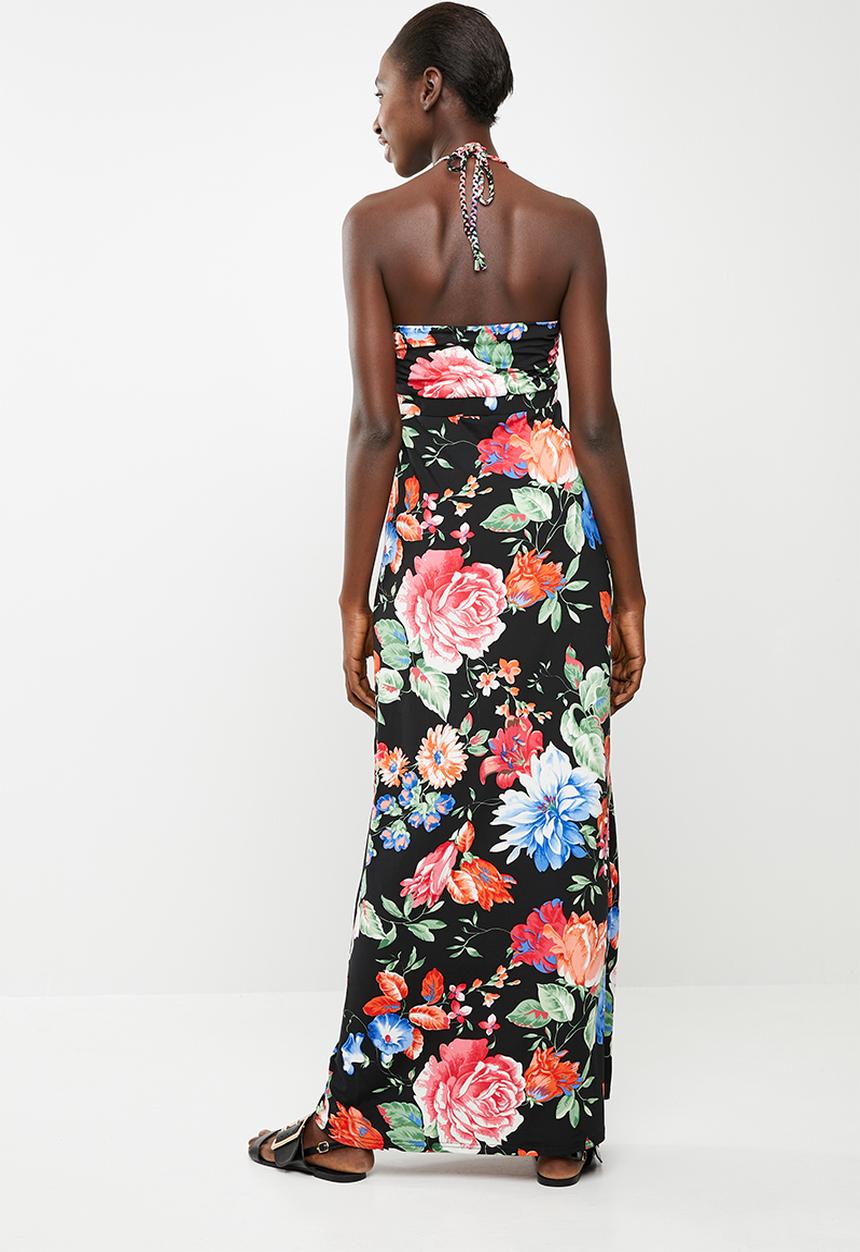 Revenge - Halter maxi dress - black