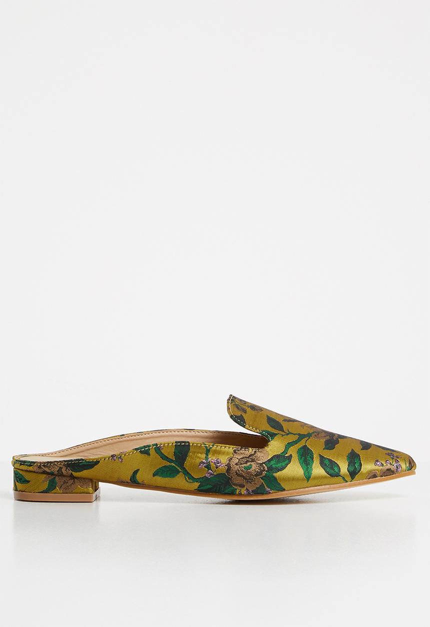 Superbalist - Botanic push-in mule - mustard