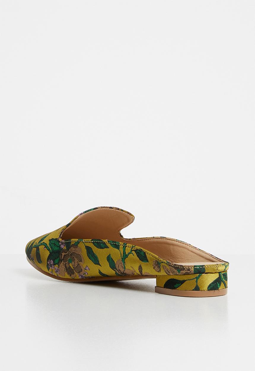 Superbalist - Botanic push-in mule - mustard