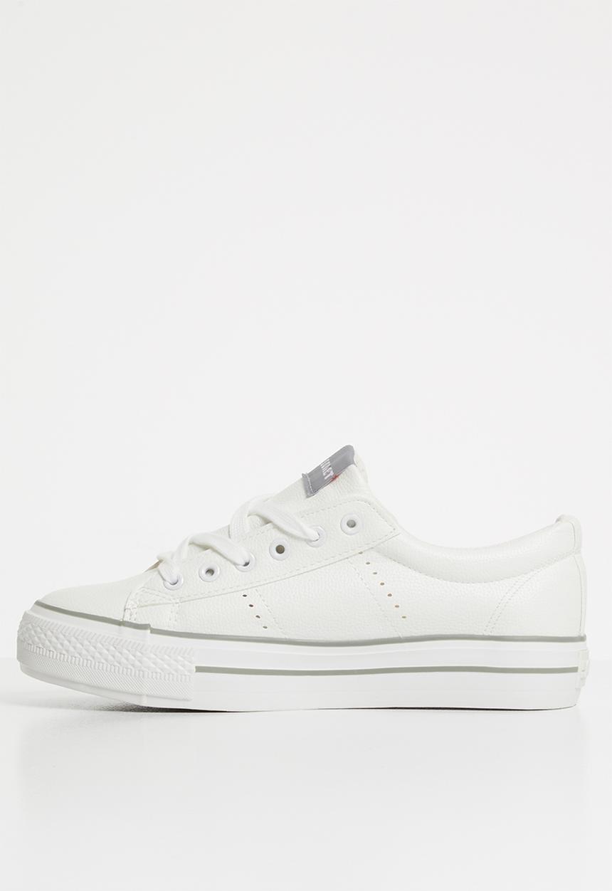 SOVIET - L-maxwell platform sneakers - white