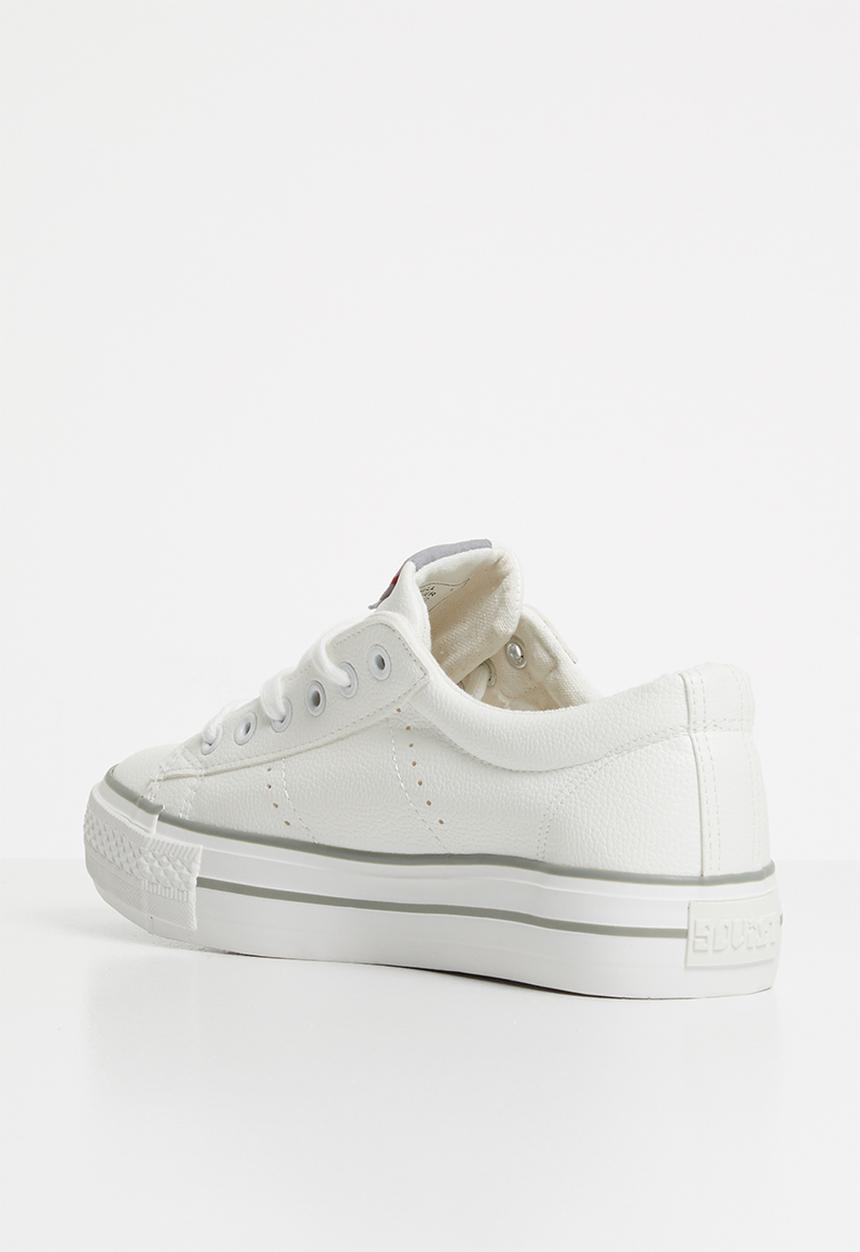 SOVIET - L-maxwell platform sneakers - white
