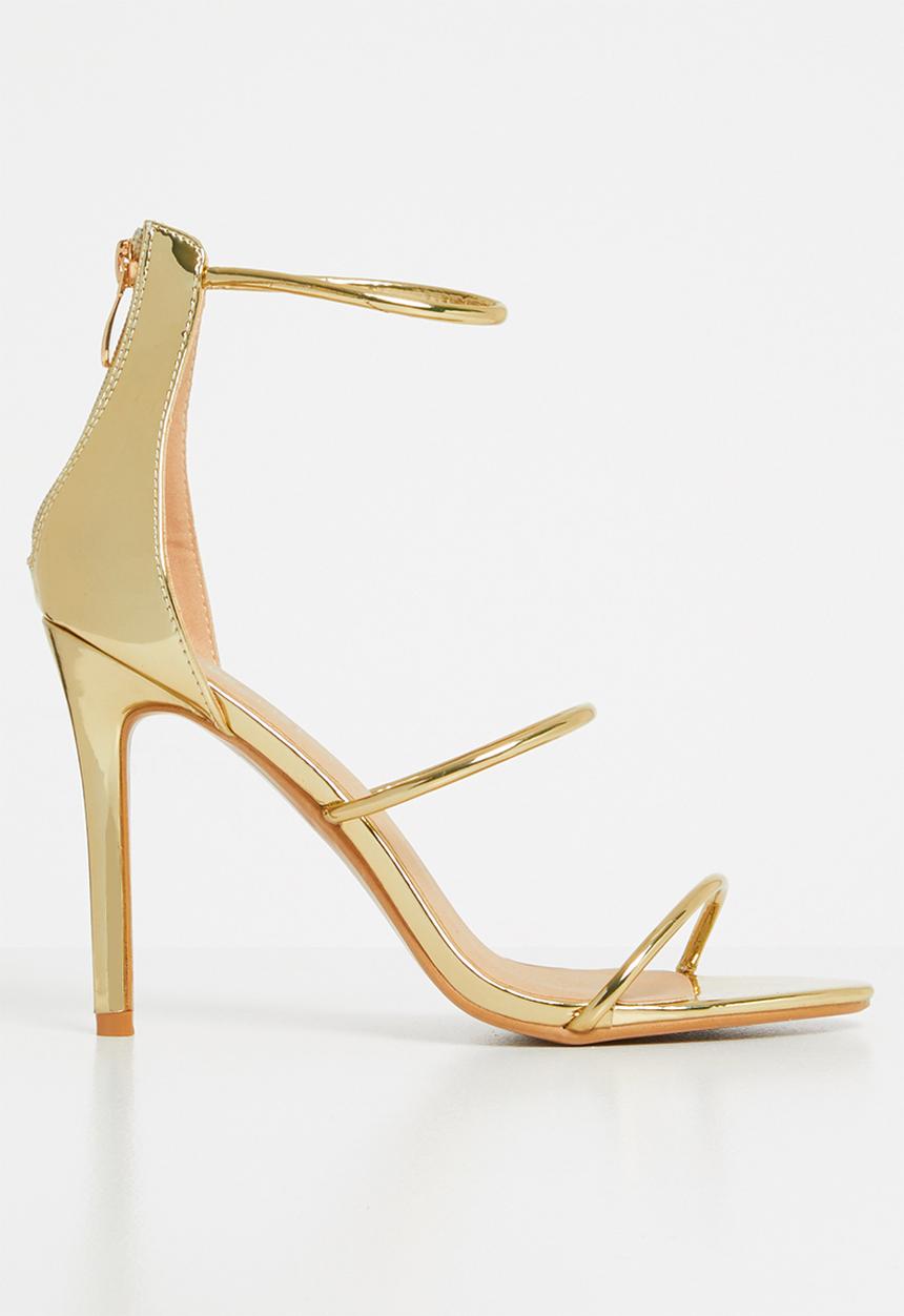 Superbalist - Kem barely there stiletto - gold