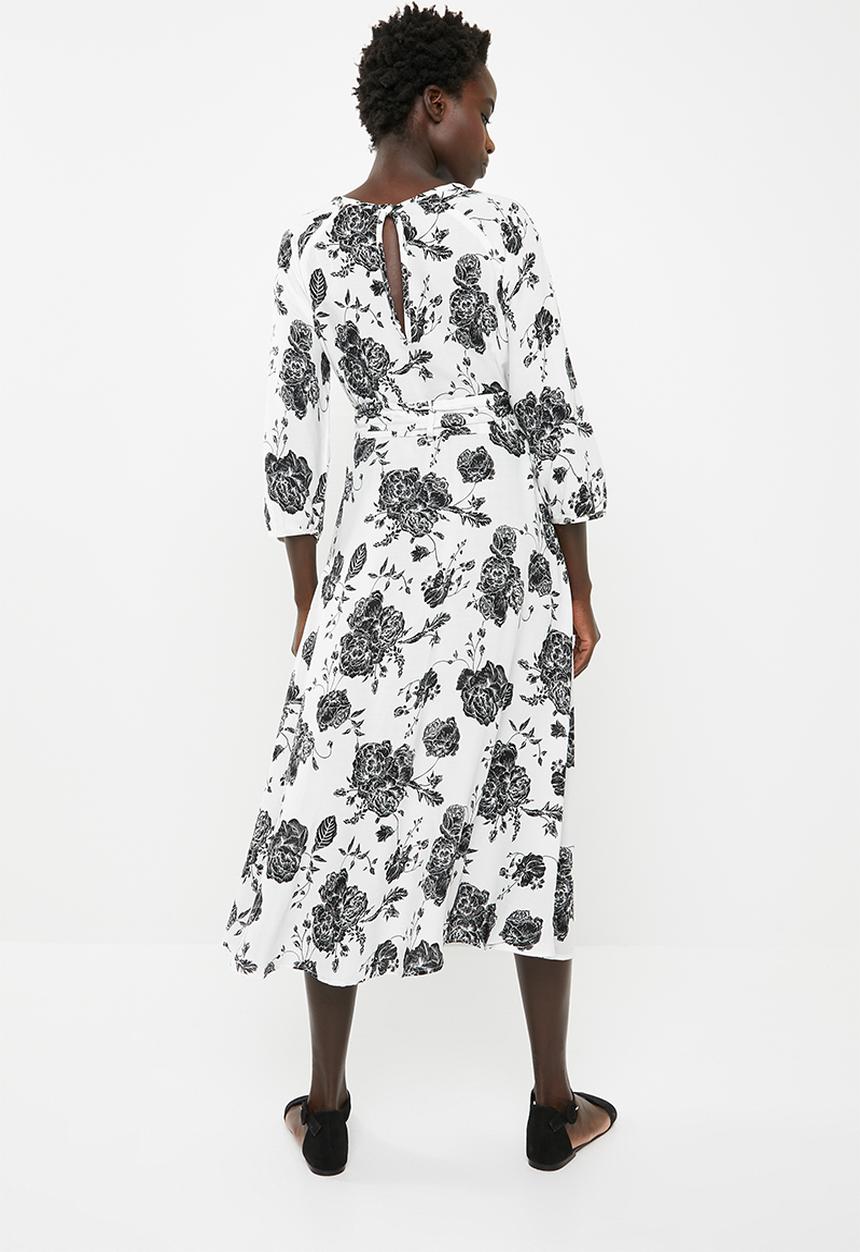 AMANDA LAIRD CHERRY - Morgan dress - black & white