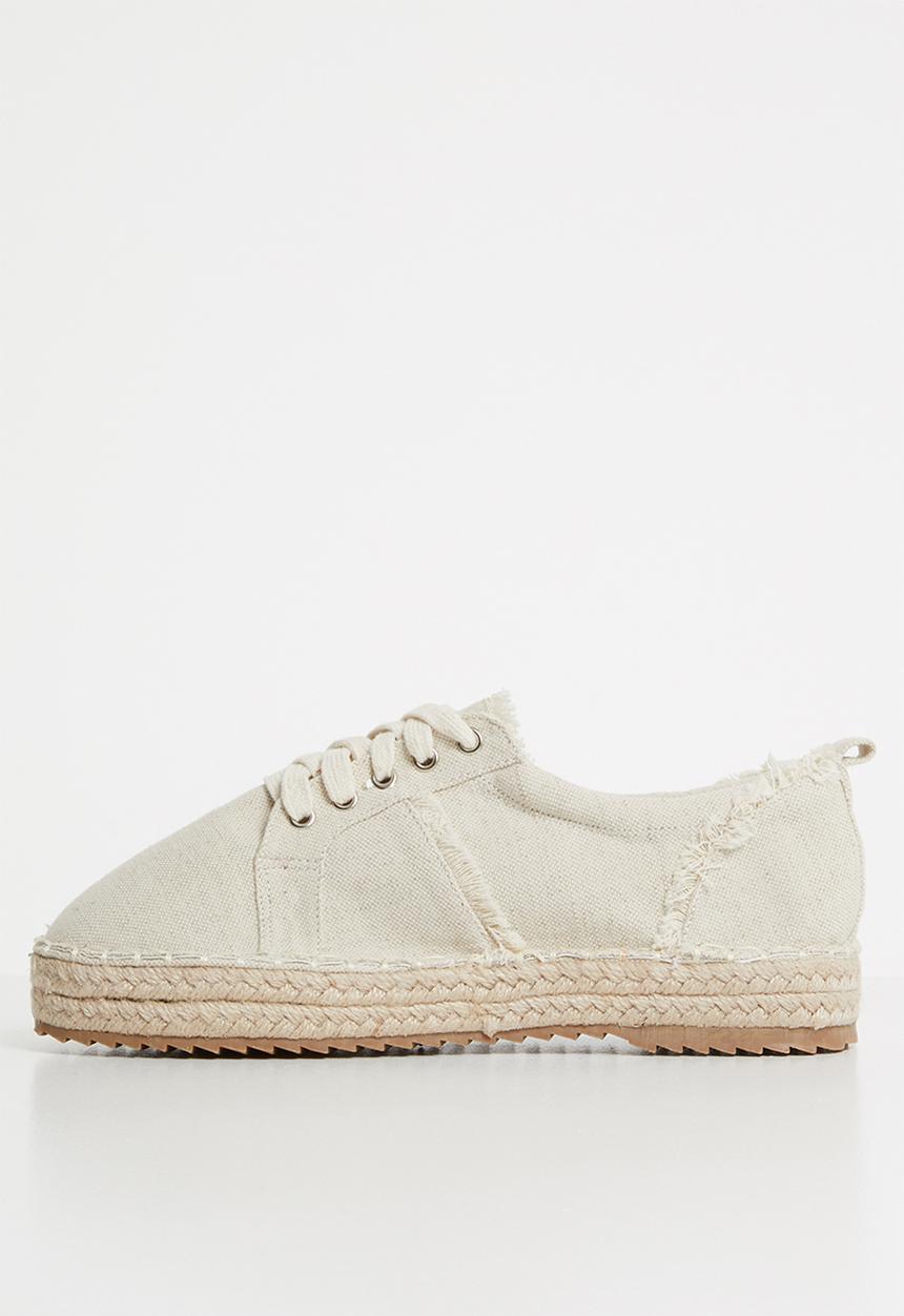 Superbalist - Tammy canvas espadrille - cream
