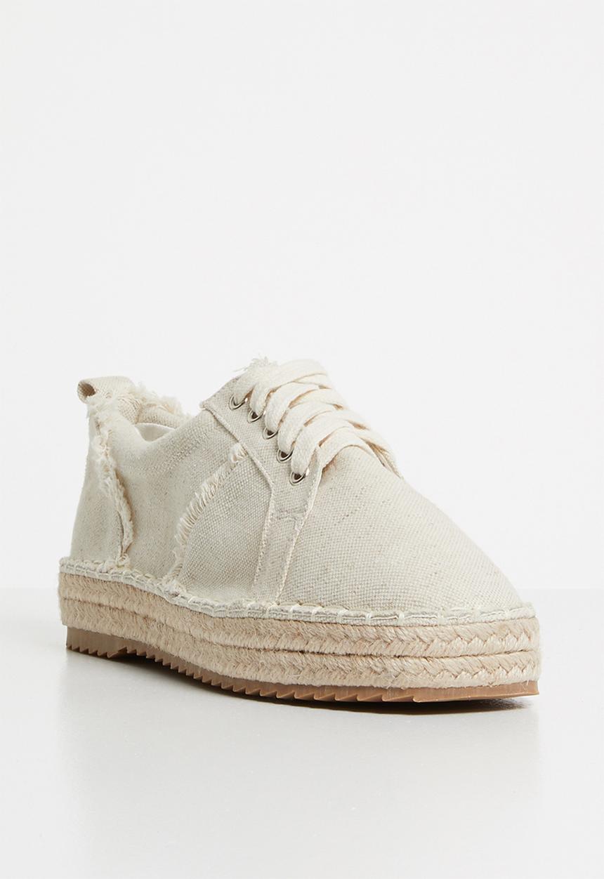 Superbalist - Tammy canvas espadrille - cream