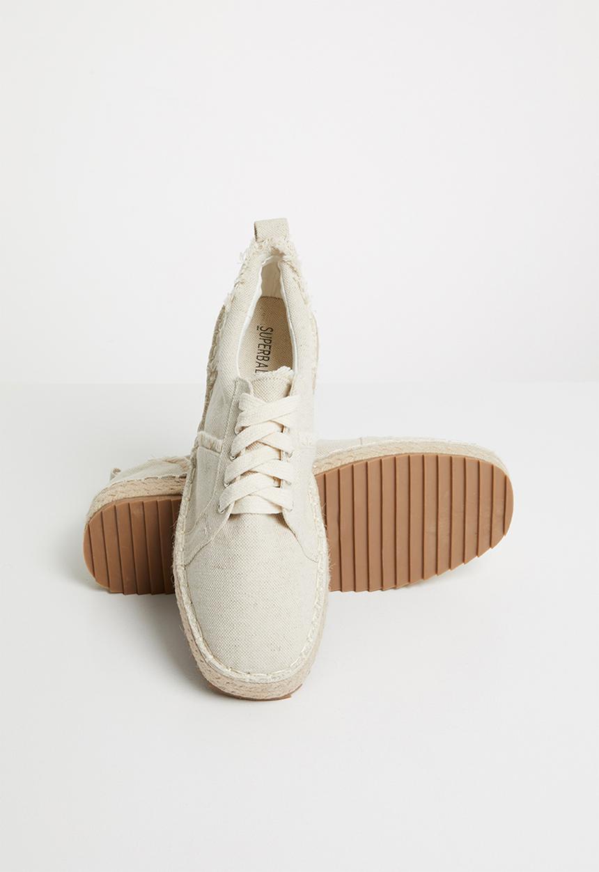 Superbalist - Tammy canvas espadrille - cream