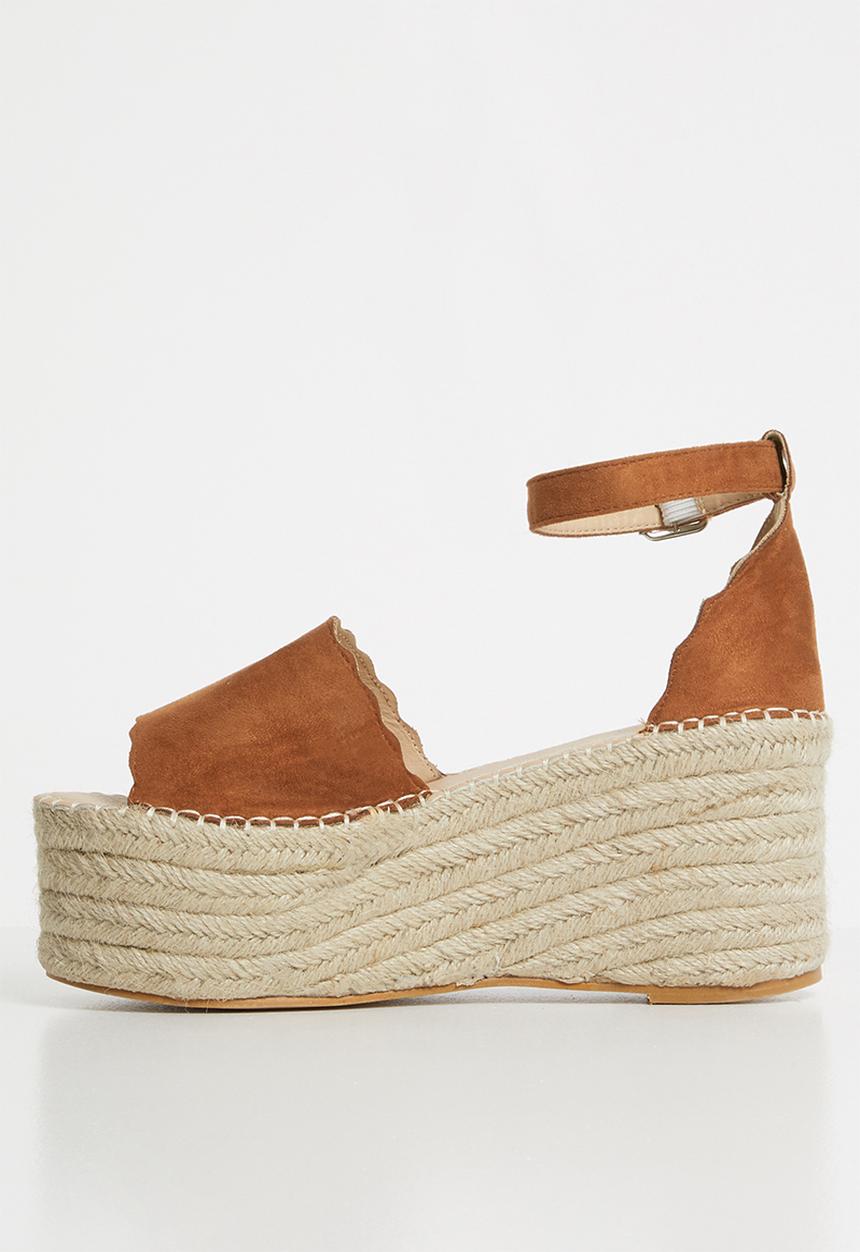 Superbalist - Gemma espadrille flatform - tan