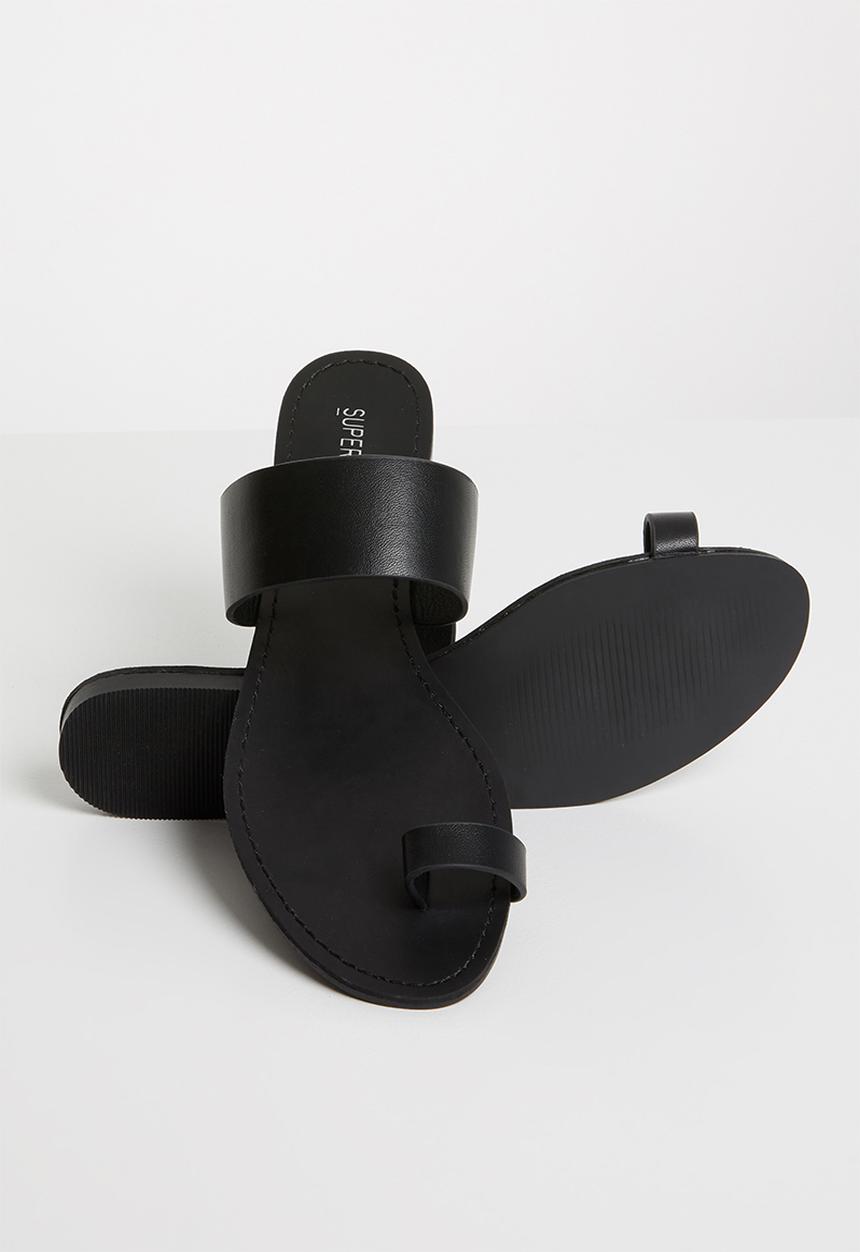 Superbalist - Leni toe post sandal - black 