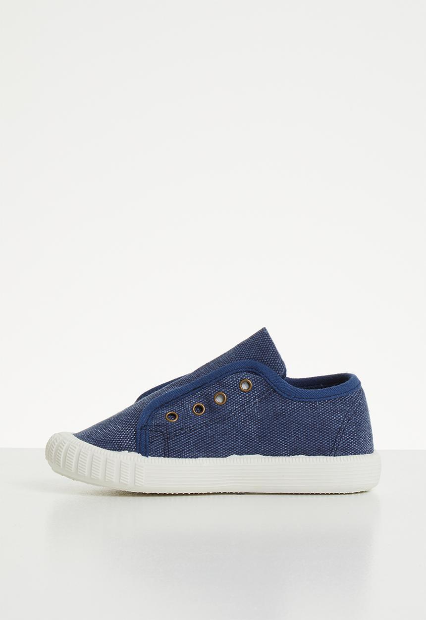 Pop Candy - Canvas slip on - blue