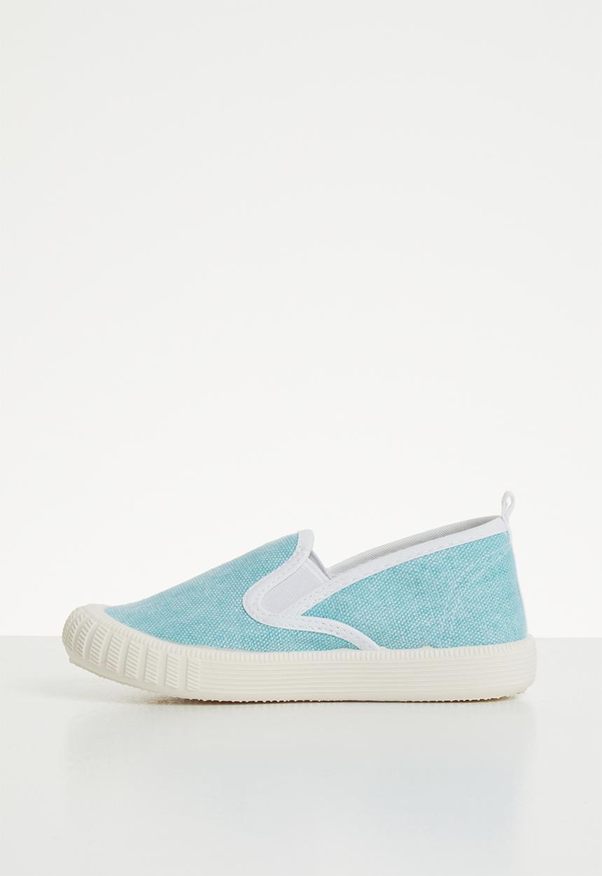 Pop Candy - Canvas slip on - blue