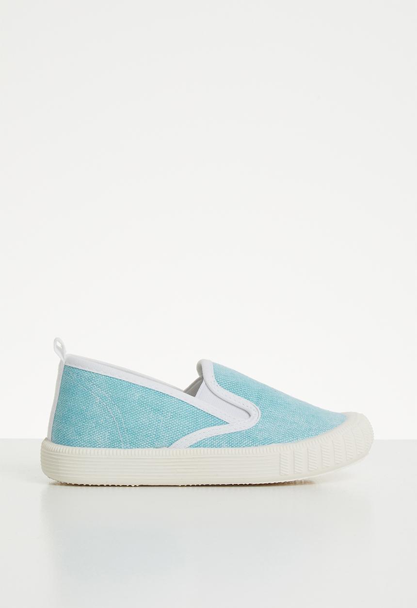 Pop Candy - Canvas slip on - blue