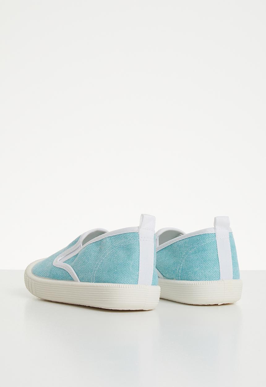 Pop Candy - Canvas slip on - blue