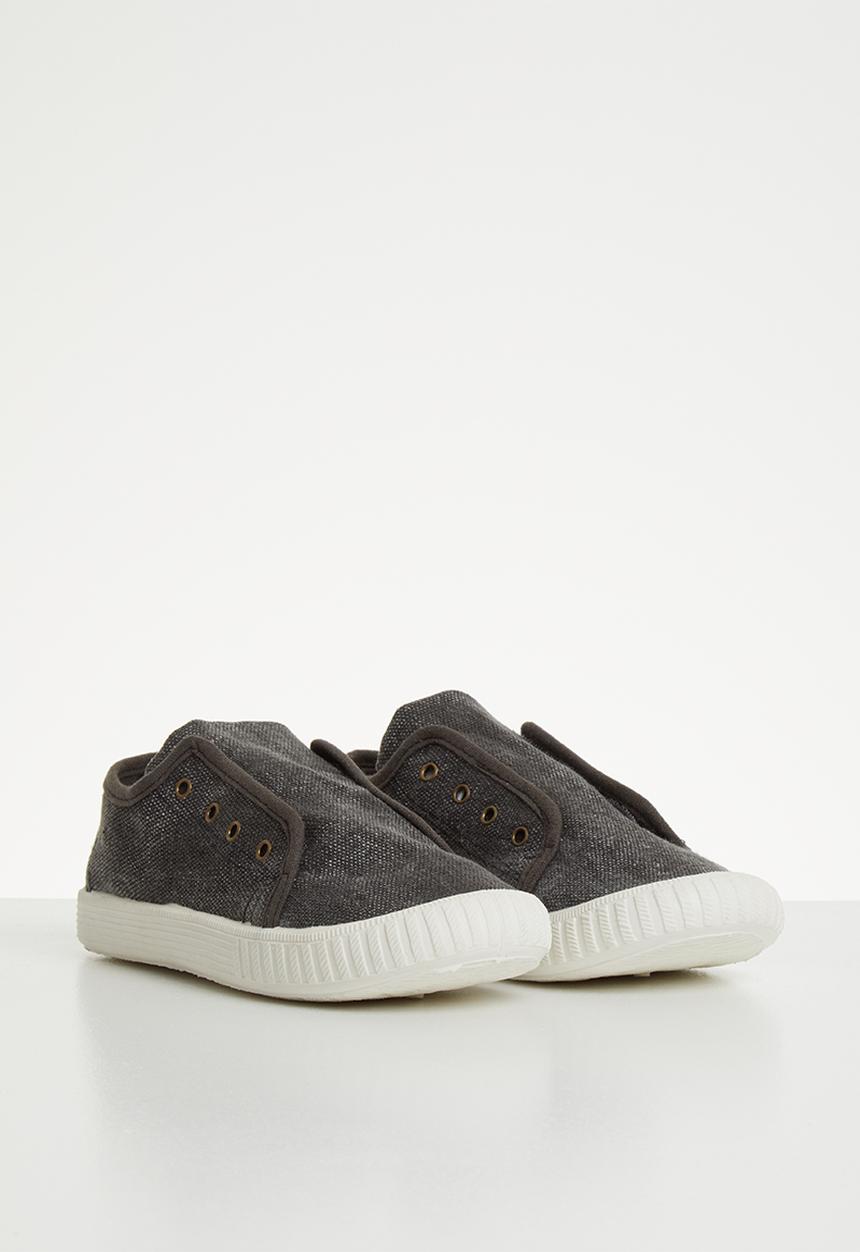 Pop Candy - Canvas slip on - black