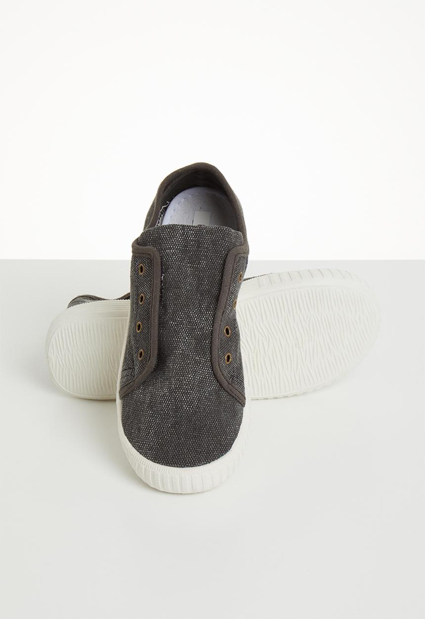 Pop Candy - Canvas slip on - black