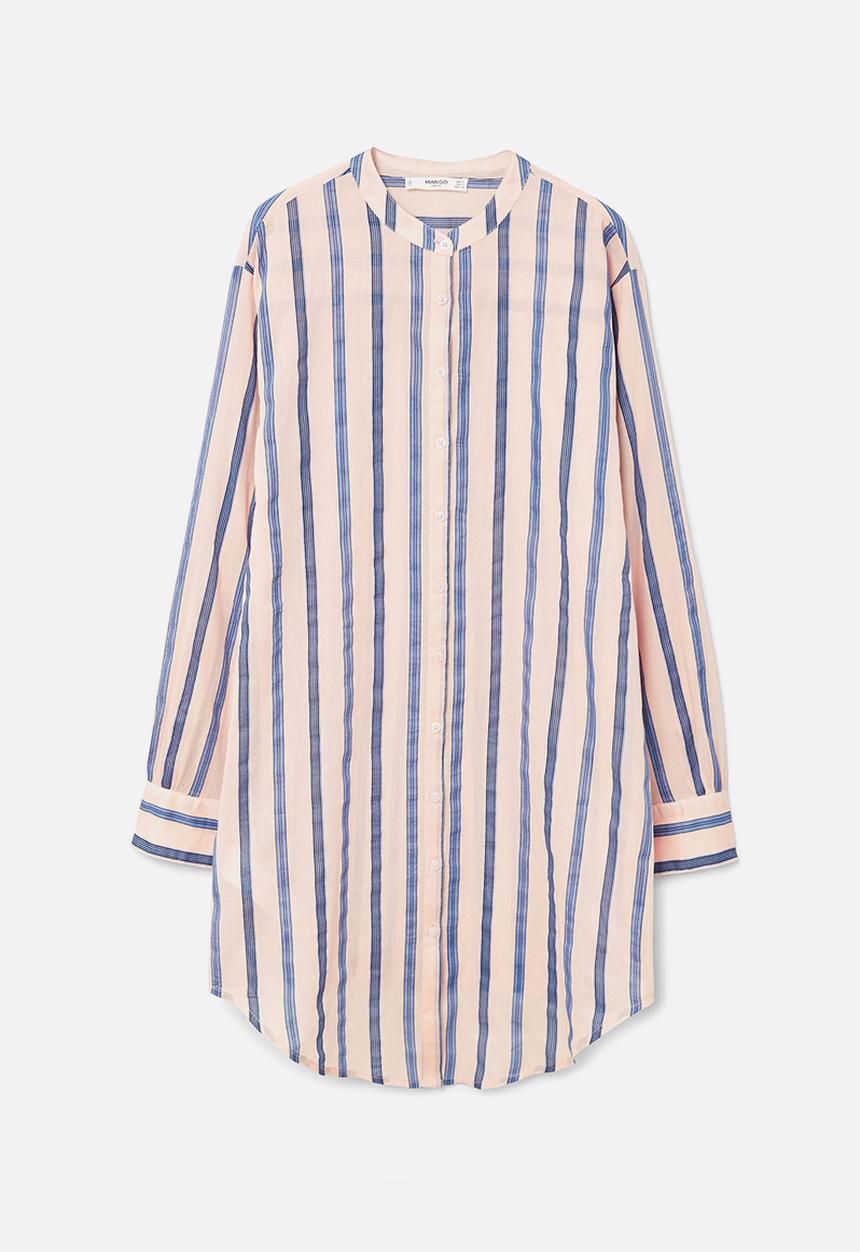 MANGO - Longer length shirt - pink