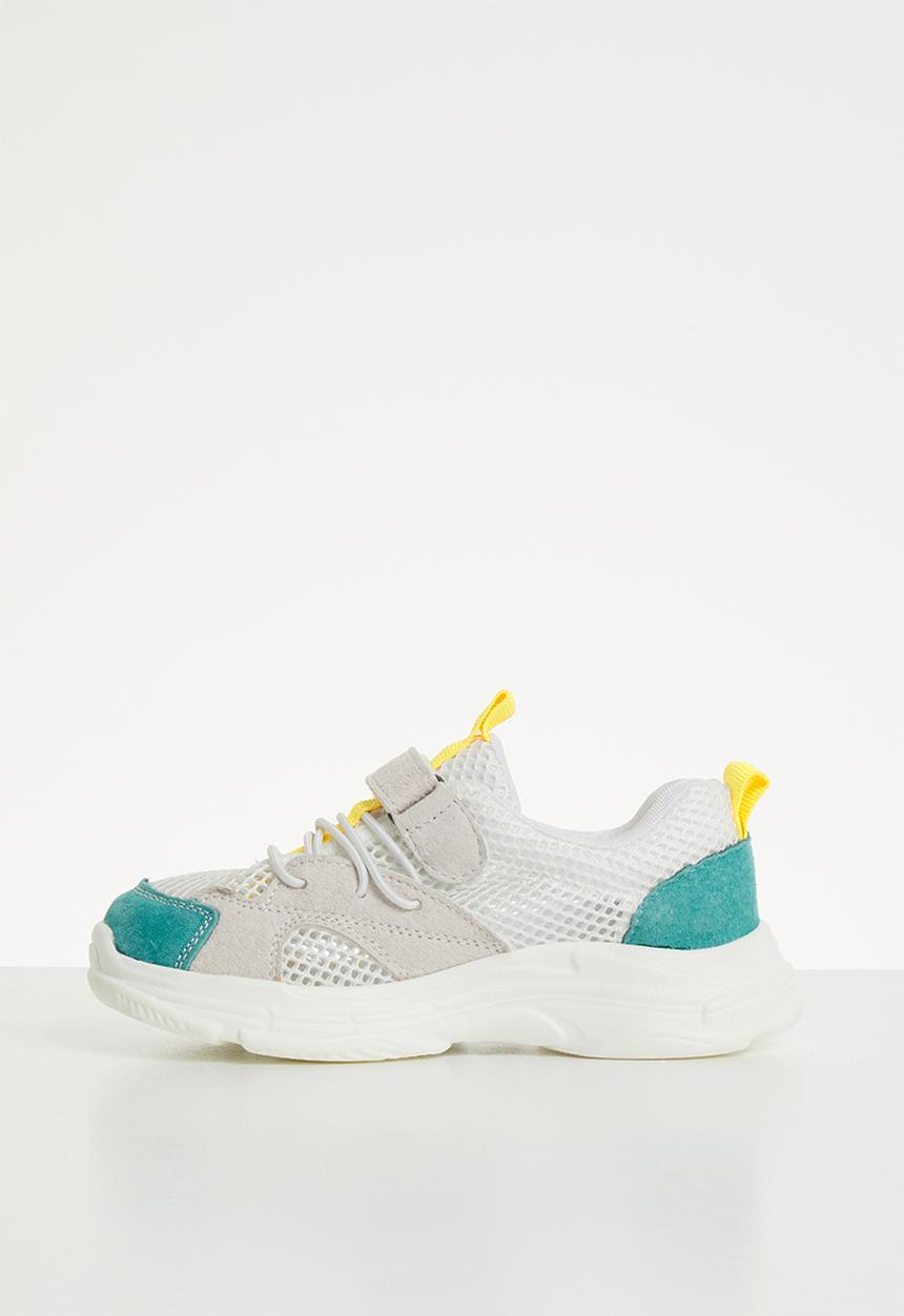 Pop Candy - Faux suede mesh sneaker - multi 