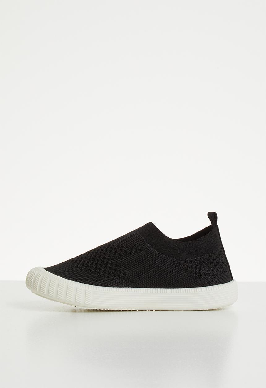 Pop Candy - Knitted slip on - black 