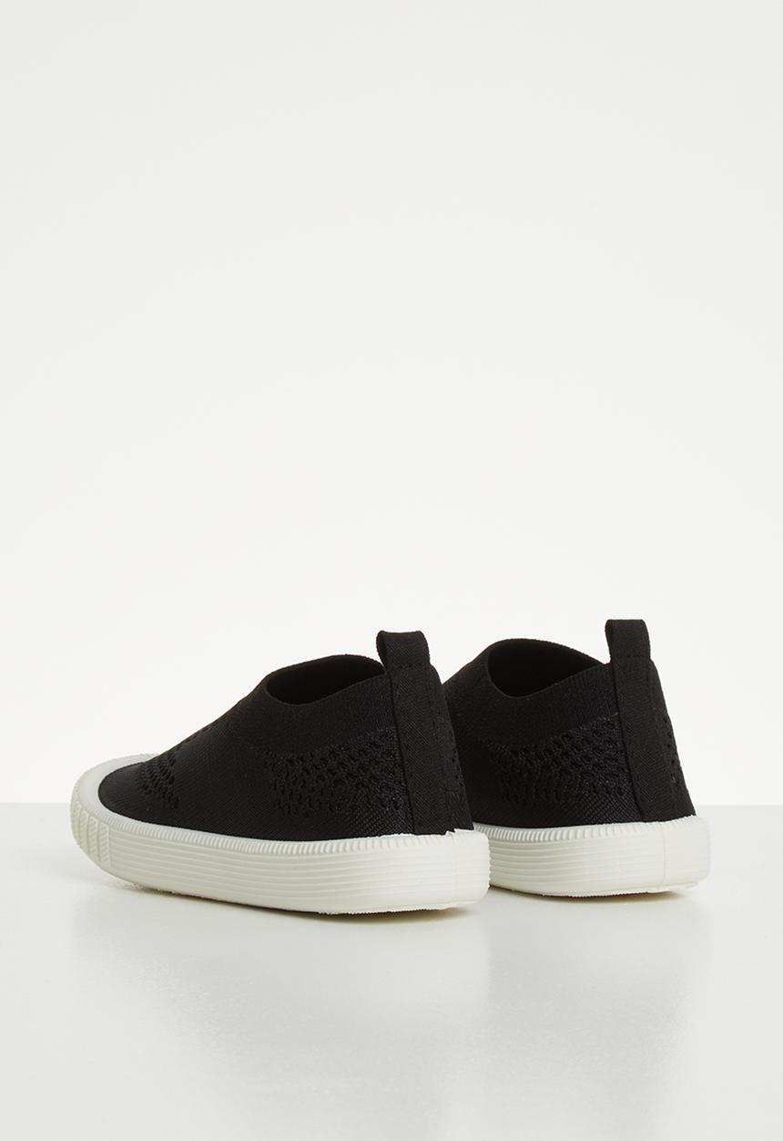 Pop Candy - Knitted slip on - black 