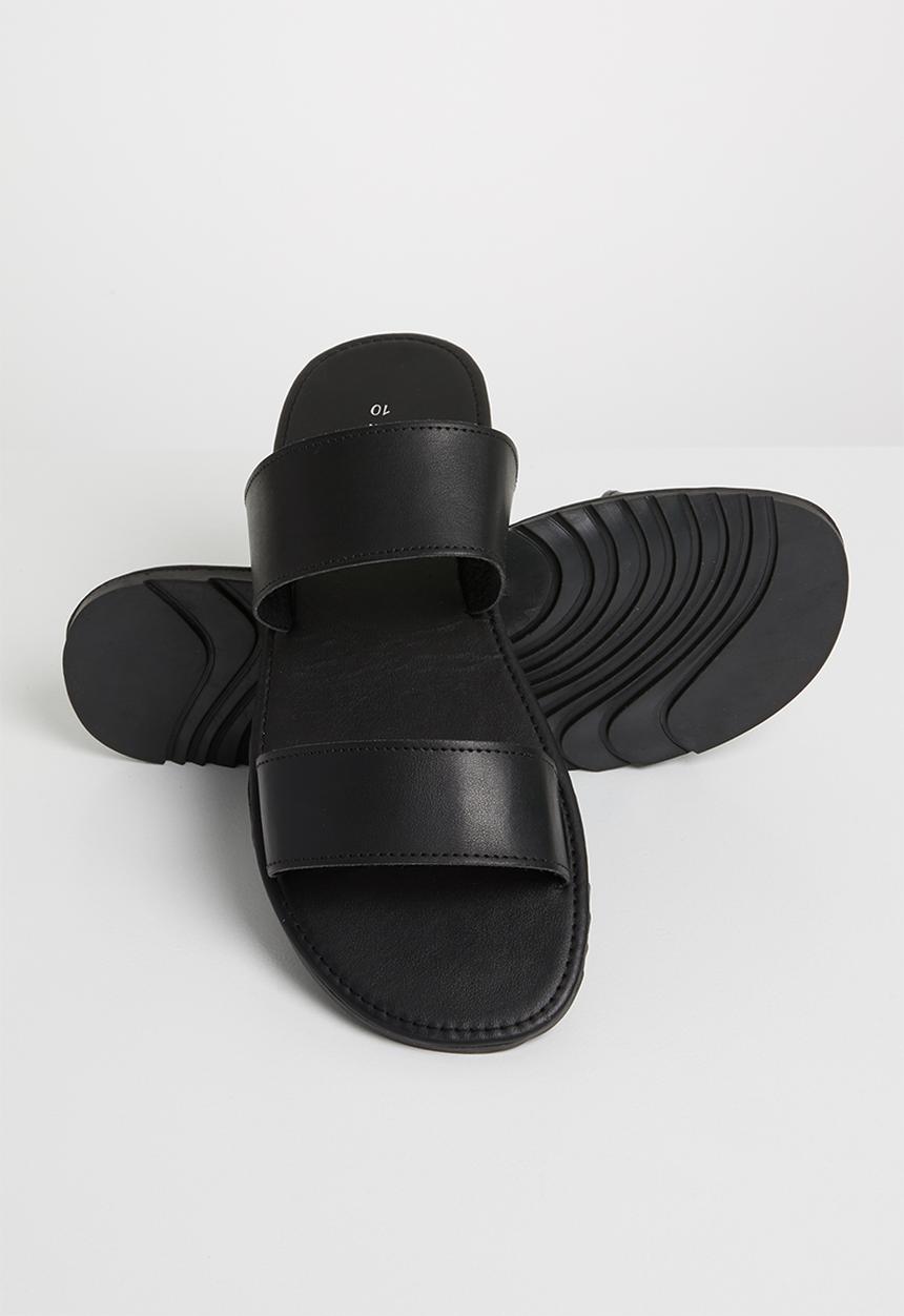 Superbalist - Two strap slide - black