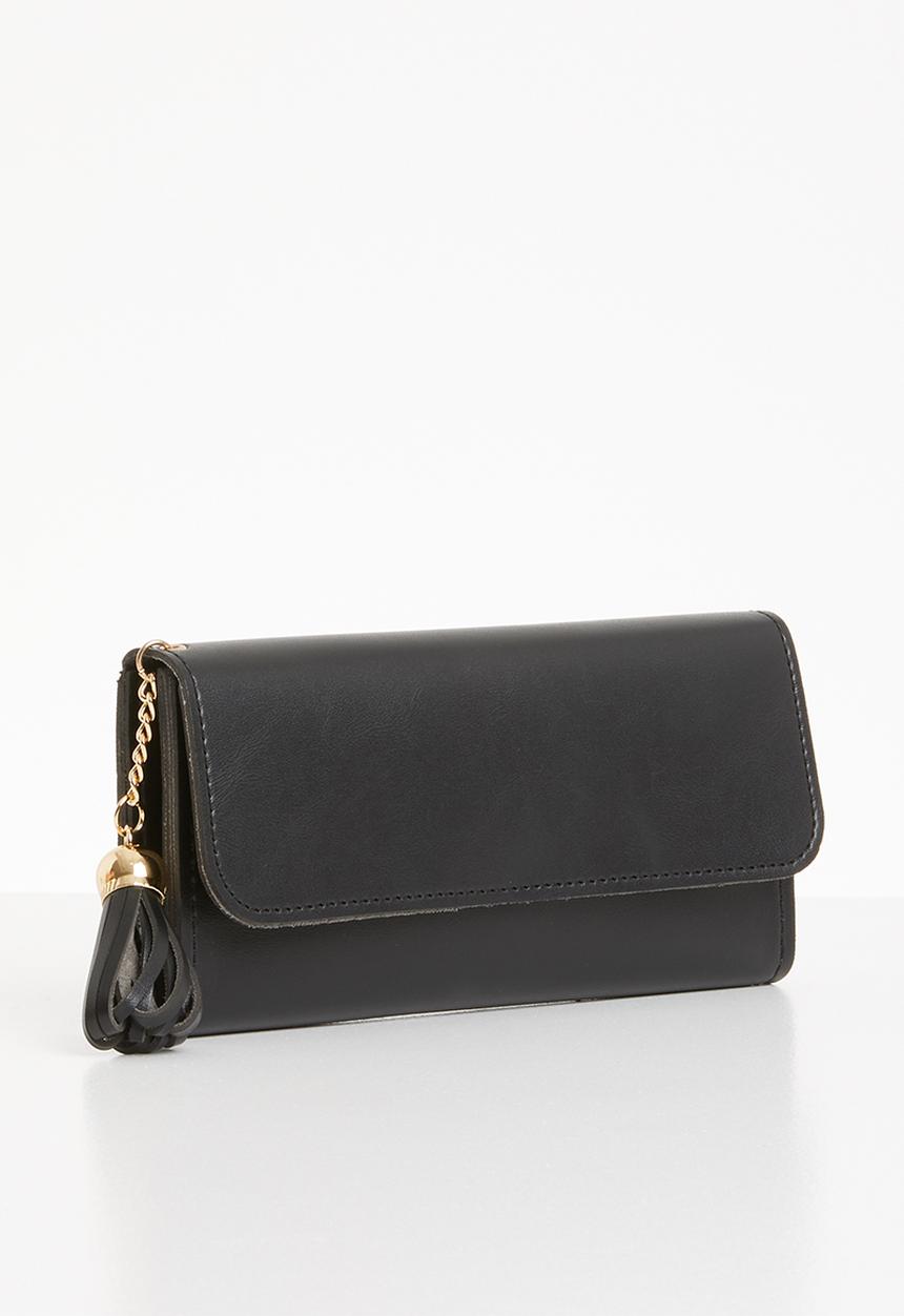 STYLE REPUBLIC - Tassel detail purse - black