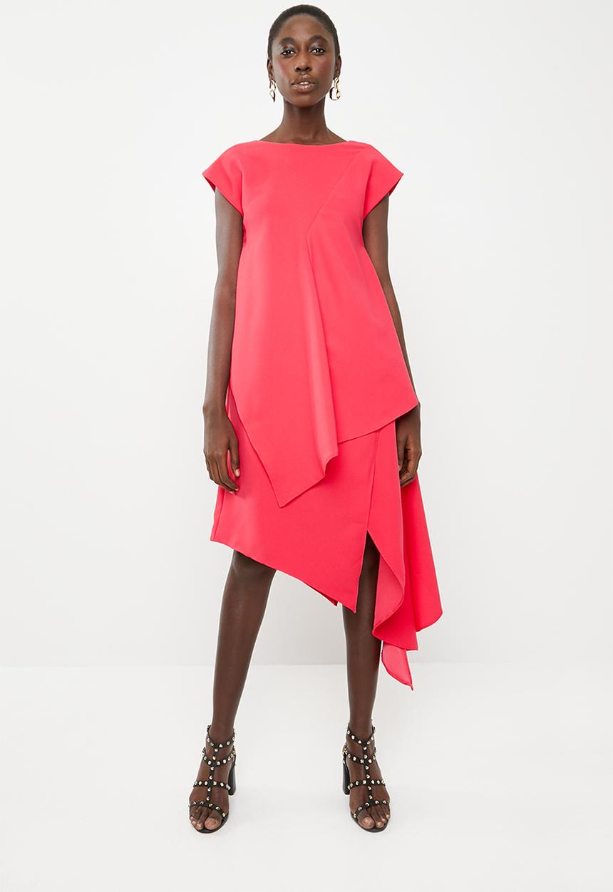 Leigh Schubert - Empire state dress  - cerise pink