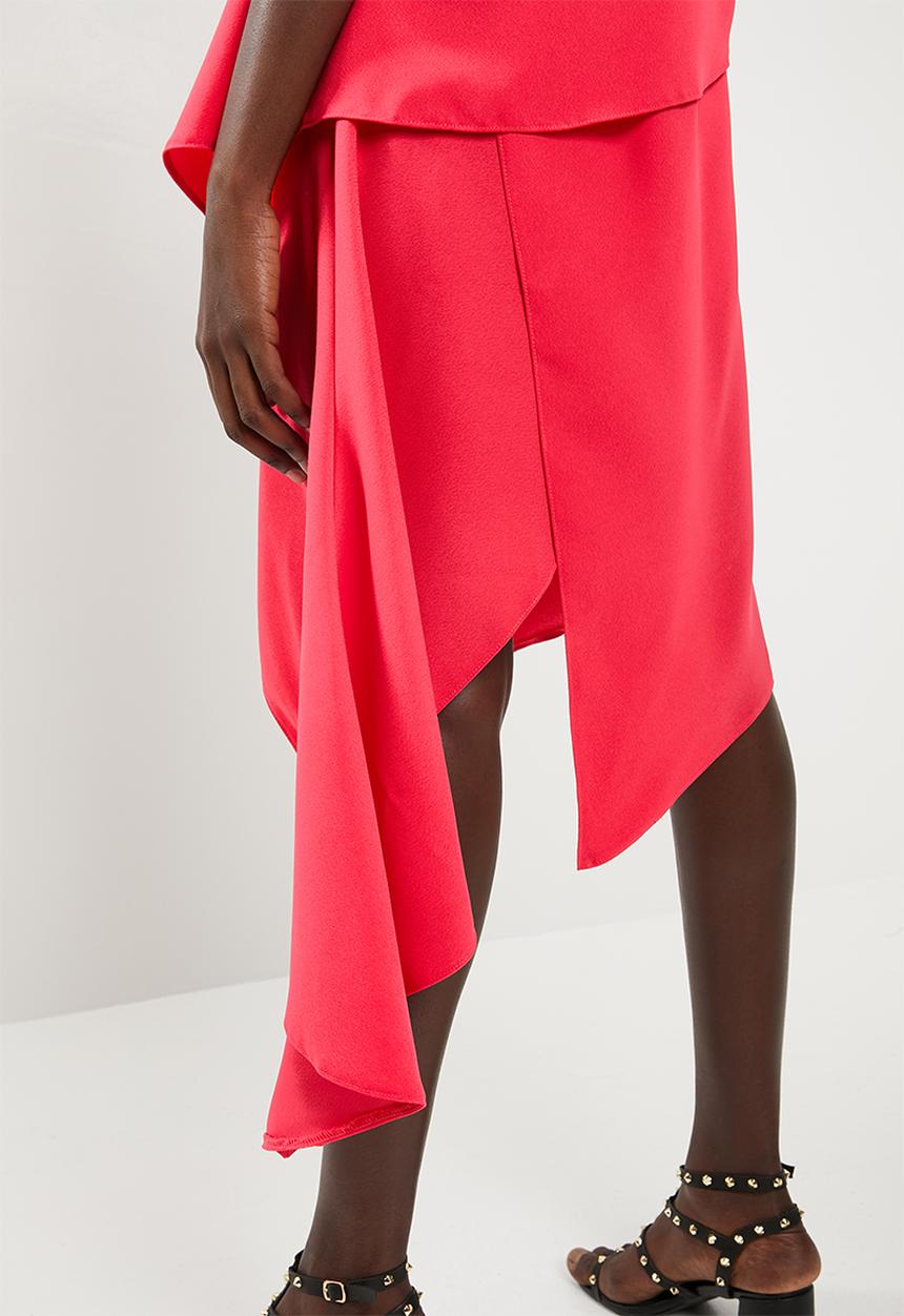 Leigh Schubert - Empire state dress  - cerise pink