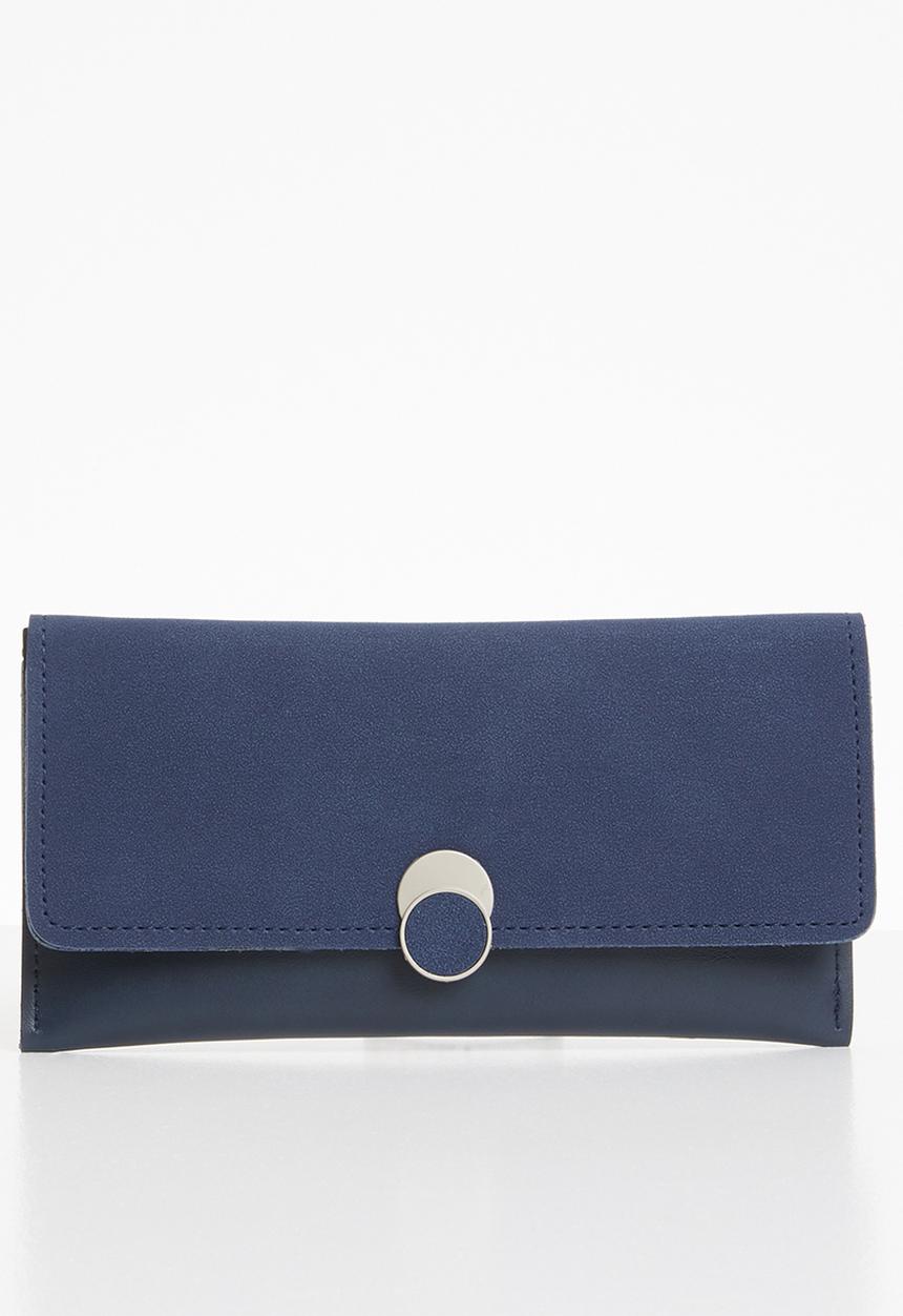 STYLE REPUBLIC - Leather-look purse - navy