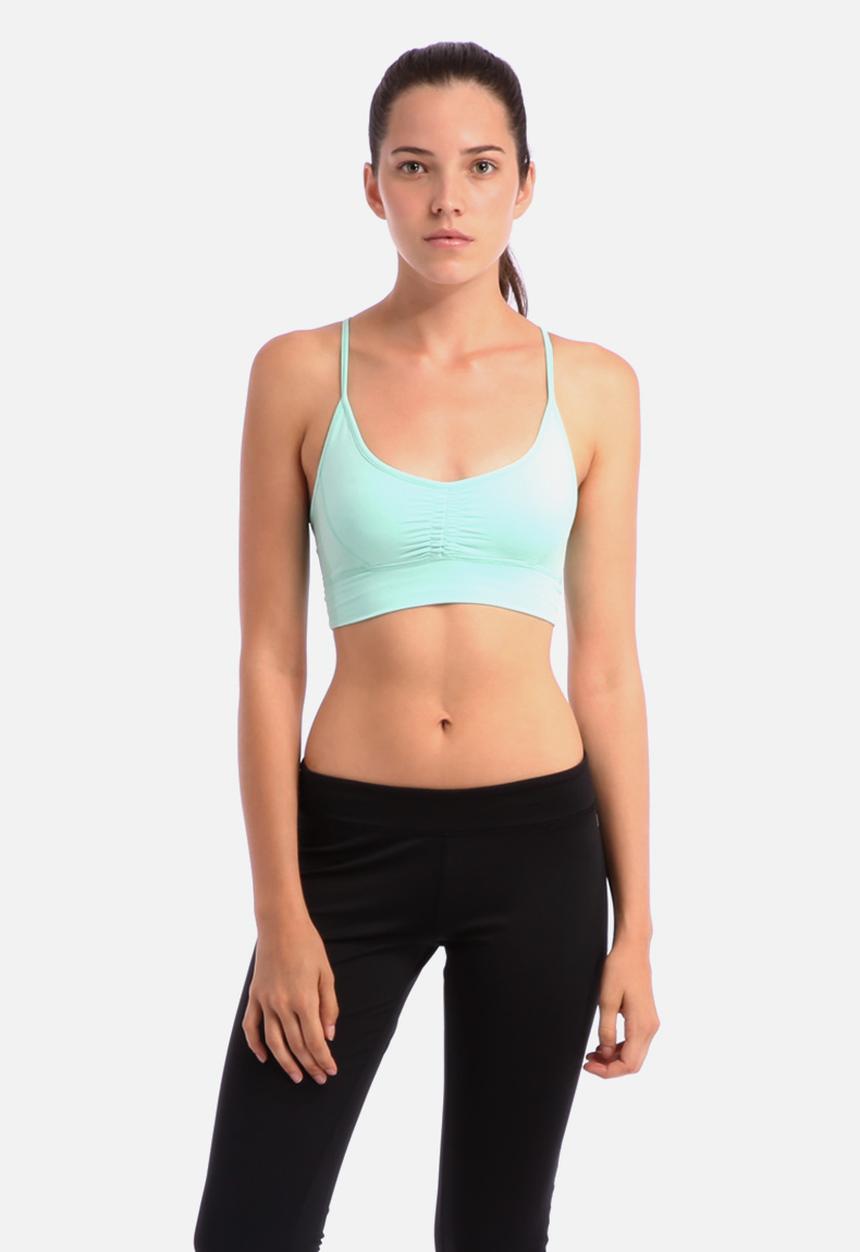 Hurley - Pivot Sports Bra Top – Seafoam