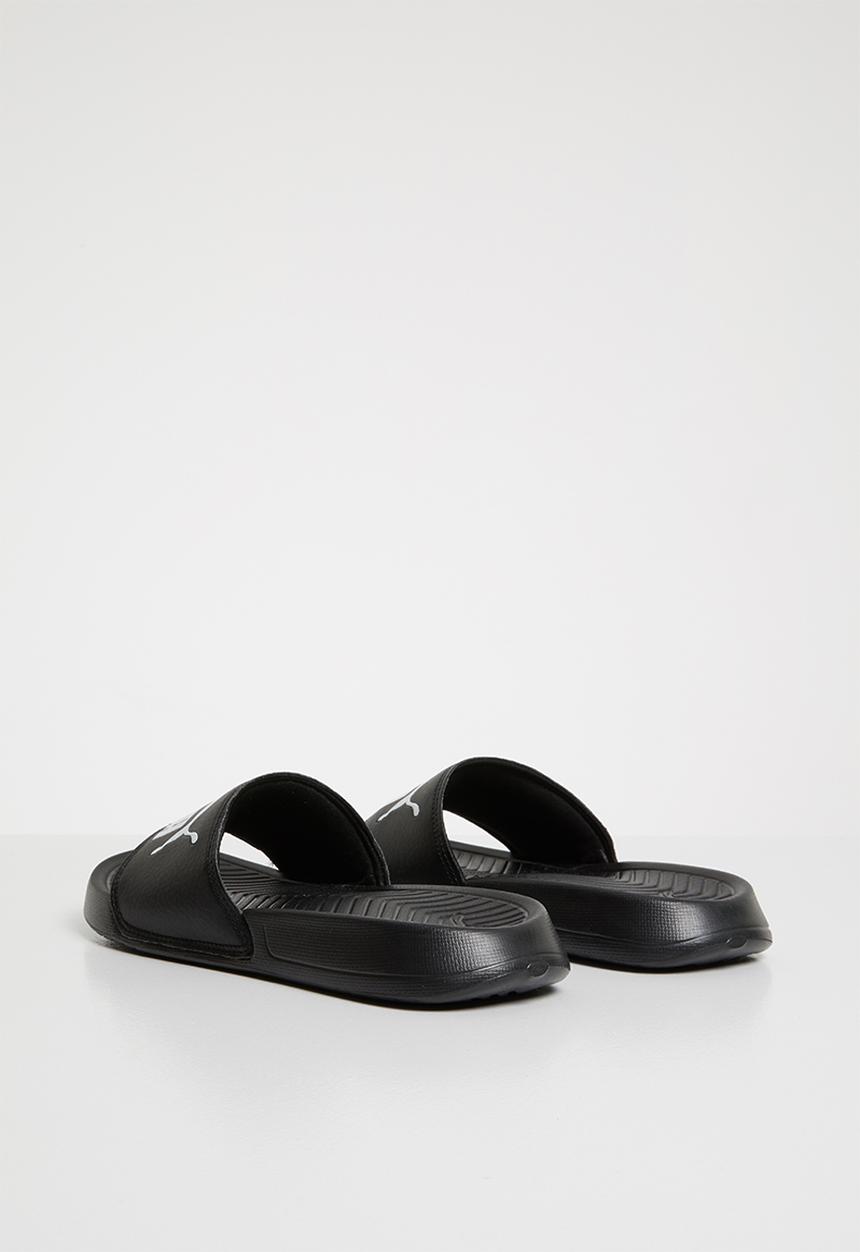 PUMA - Pop cat  slides - black