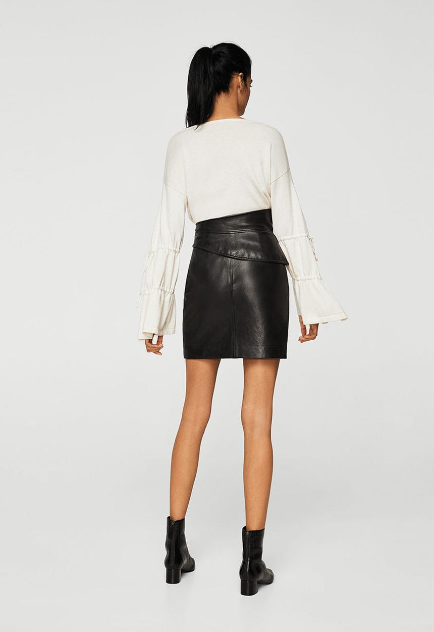 MANGO - Sleeve detail blouse - white