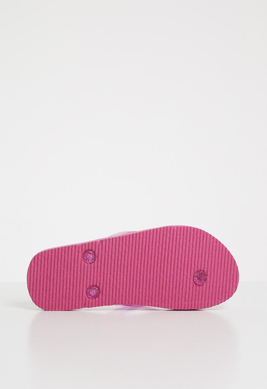 Pop Candy - Glitter printed flip flops - pink 