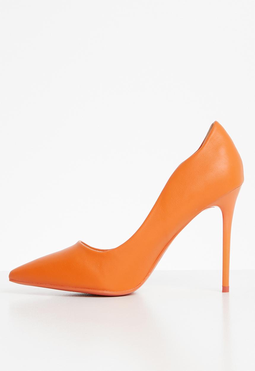 Plum - Court heels - orange