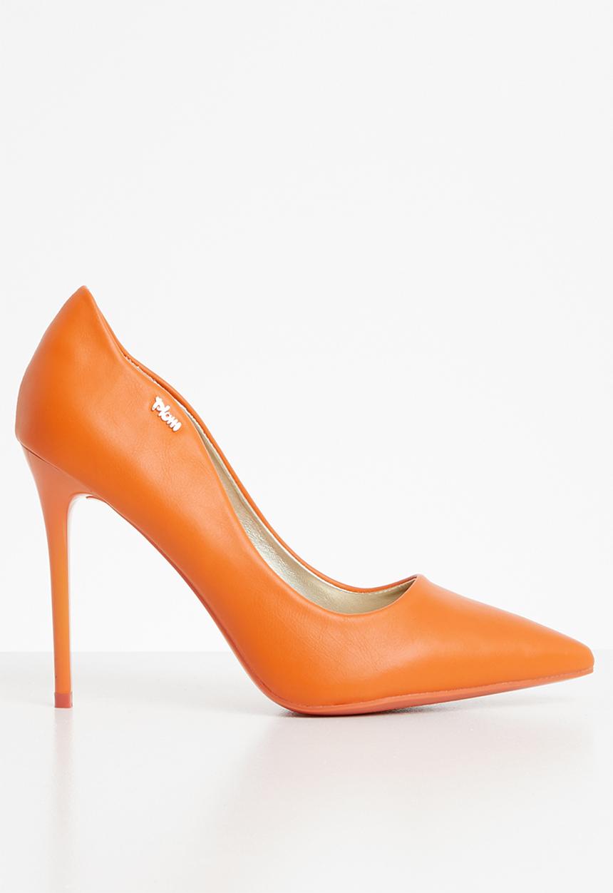 Plum - Court heels - orange