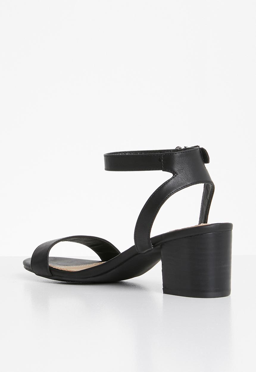 Cherry Collection - Ohio ankle strap heels - black