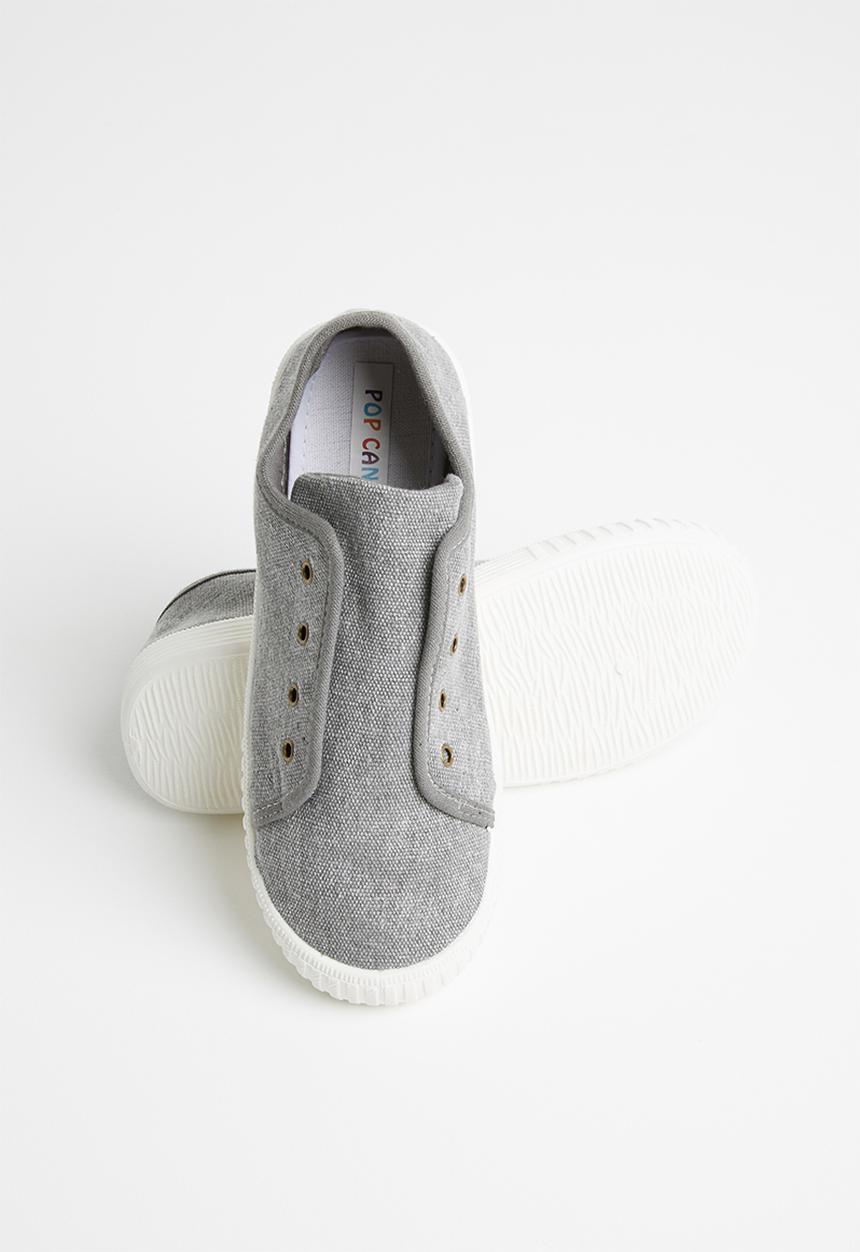 Pop Candy - Canvas slip ons - grey