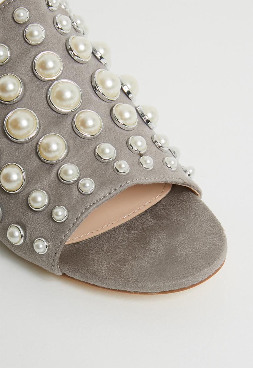 Miss Black - Rebecca heel - grey