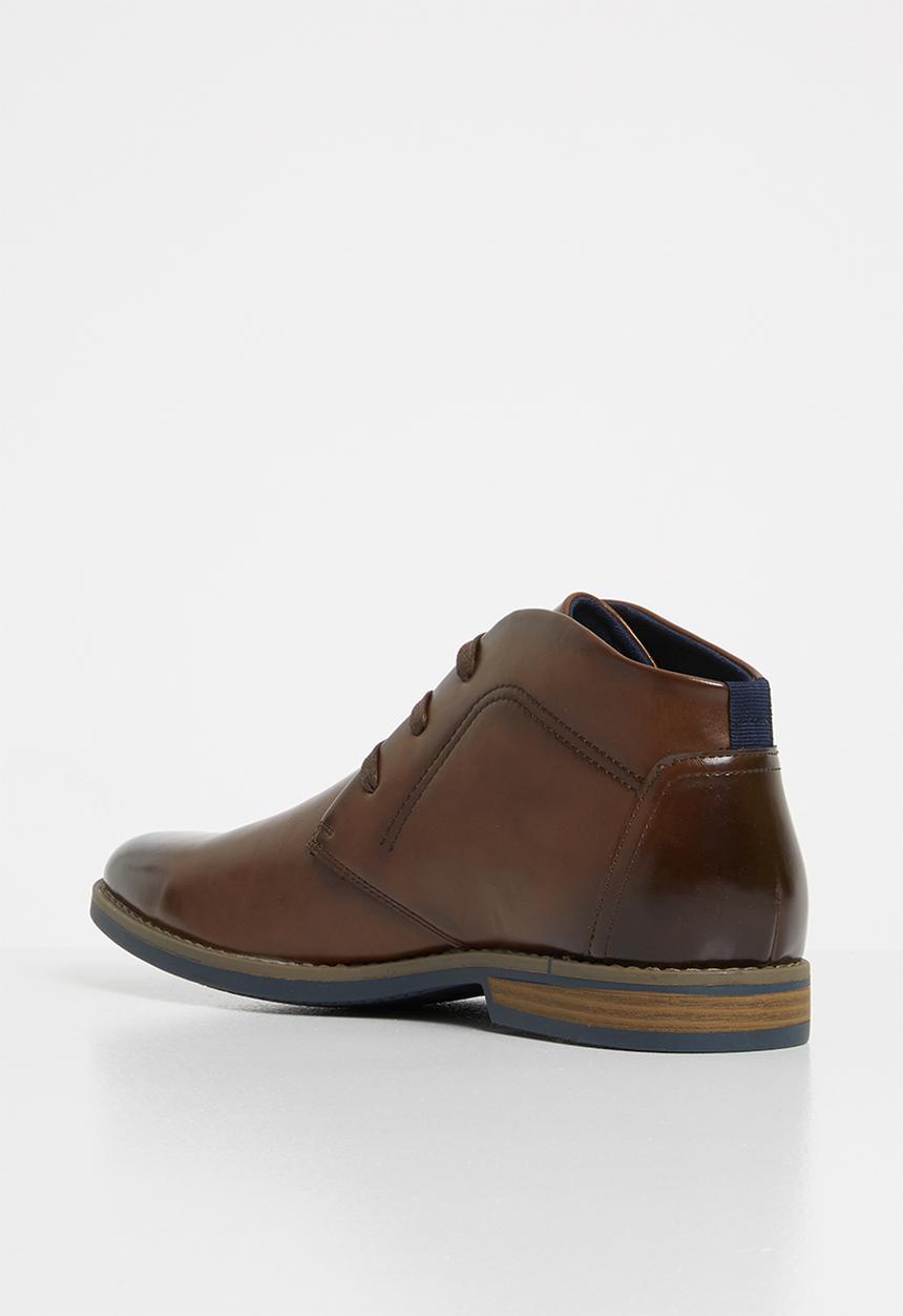 Gino Paoli - Derby lace up boots - tan