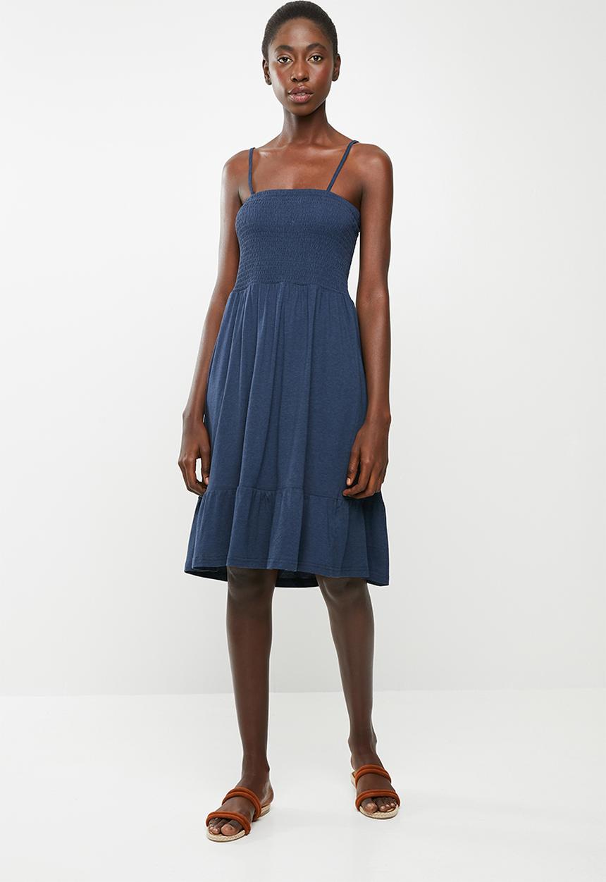 edit - Multi-wear strap dress - navy