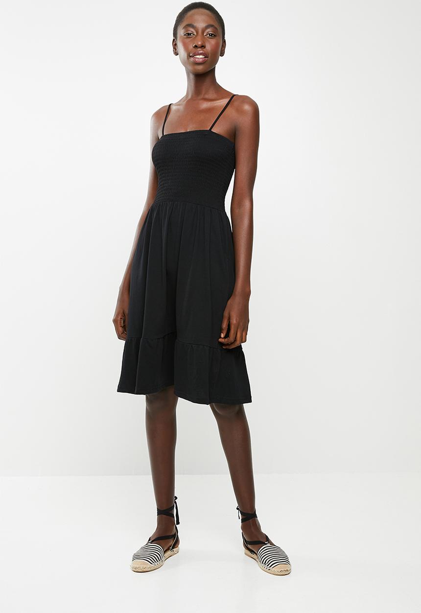 edit - Multi-wear strap dress - black
