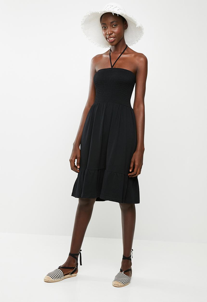 edit - Multi-wear strap dress - black
