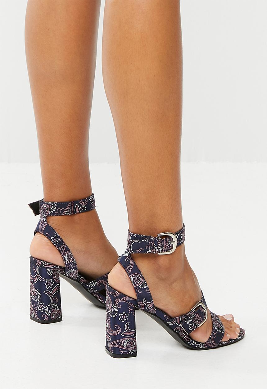 Superbalist - Luna buckle detail heel - navy