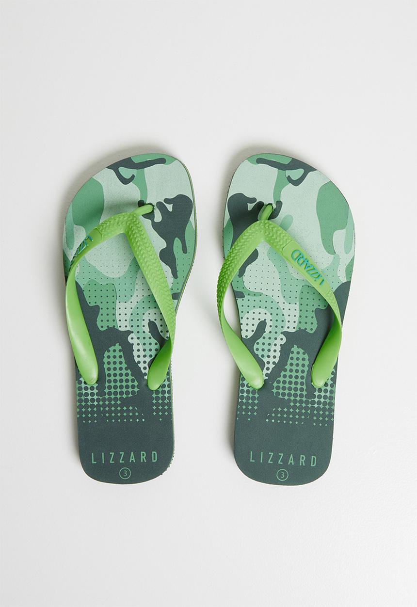 Lizzard - Comfort flip flop - khaki