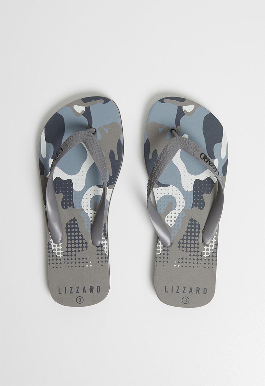 Lizzard - Comfort flip flop - grey 