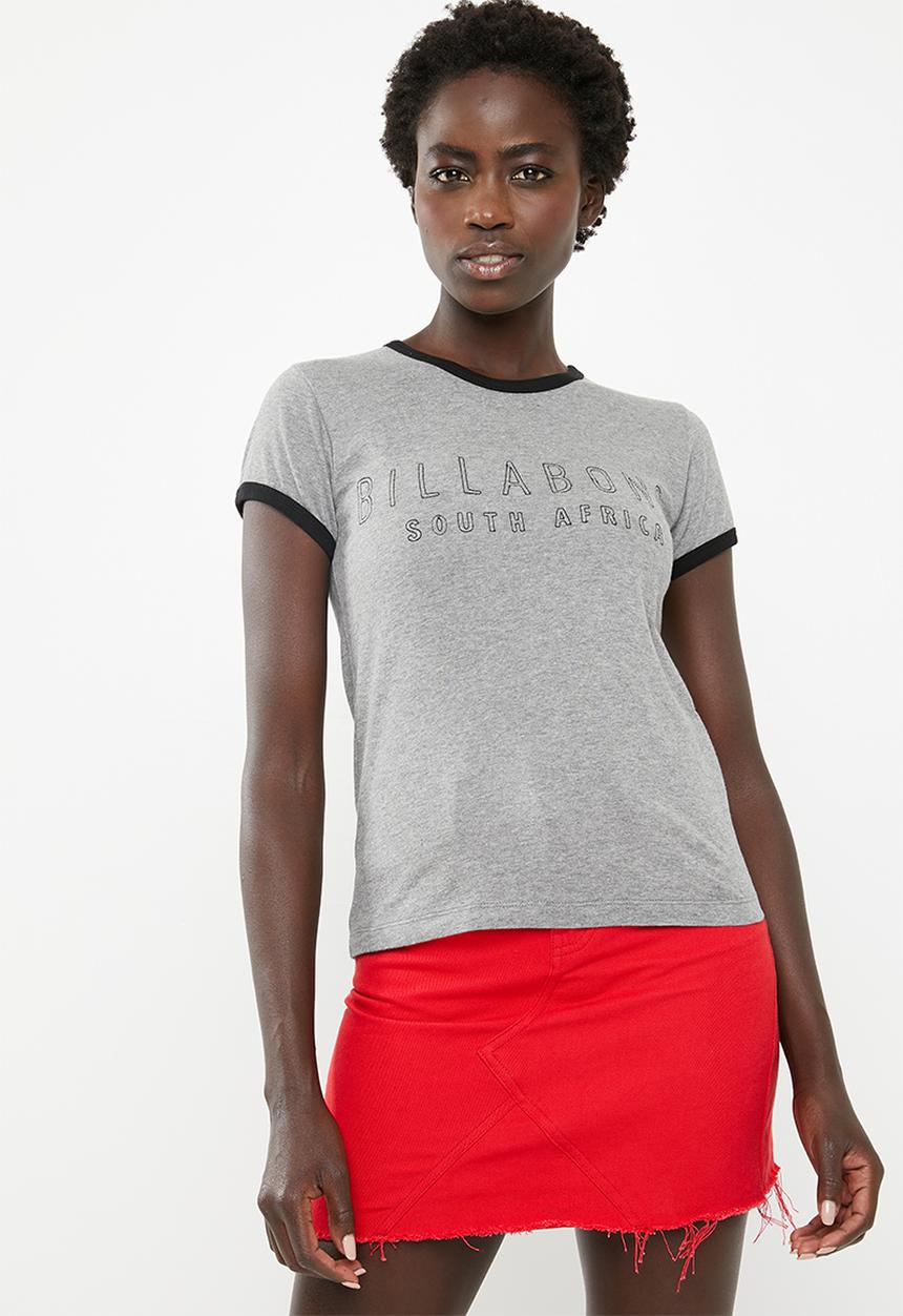 Billabong  - Magnetic ringer tee - grey melange