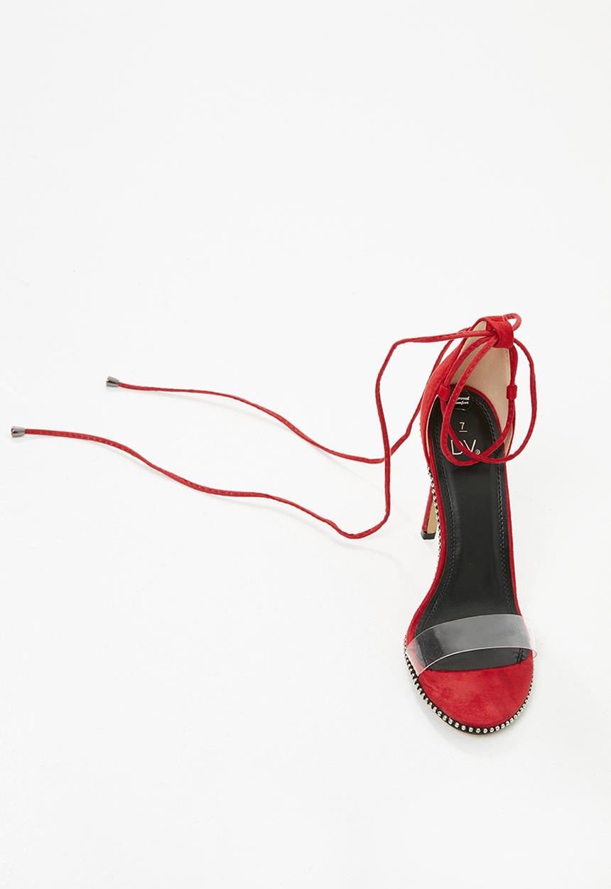 Dolce Vita - Peru ankle tie heels - red