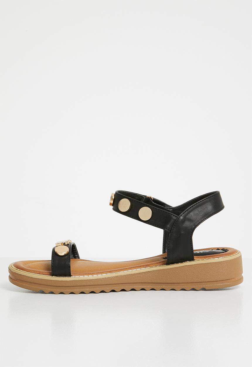 Miss Black - Pierre sandal - black