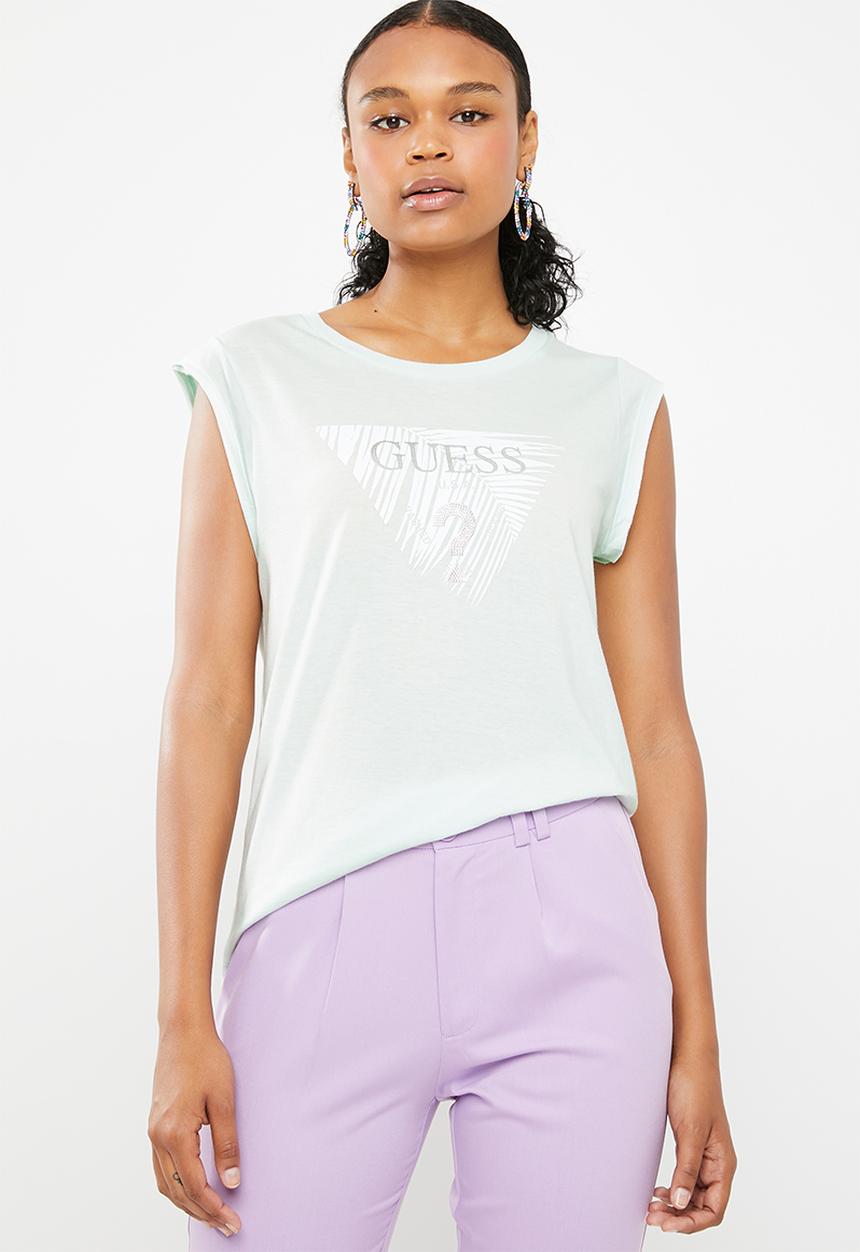 GUESS - Guess palm tree tee - blue