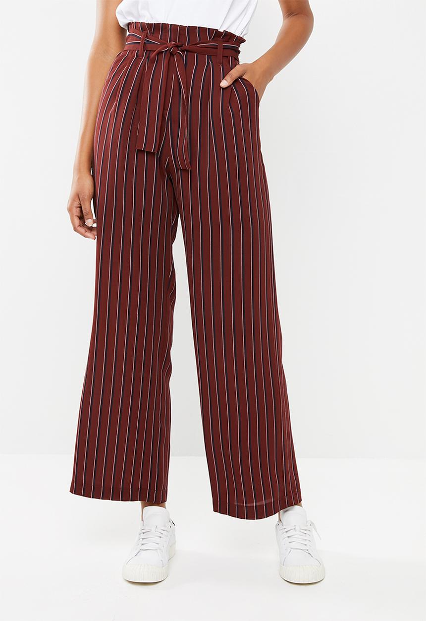 Superbalist - Wide leg paperbag pants - multi