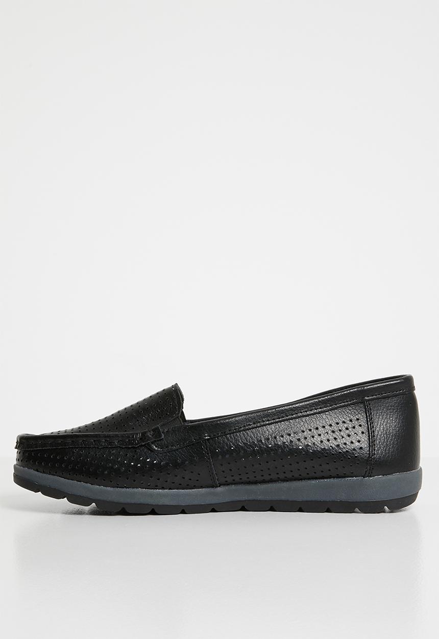 edit - Leather loafers - black