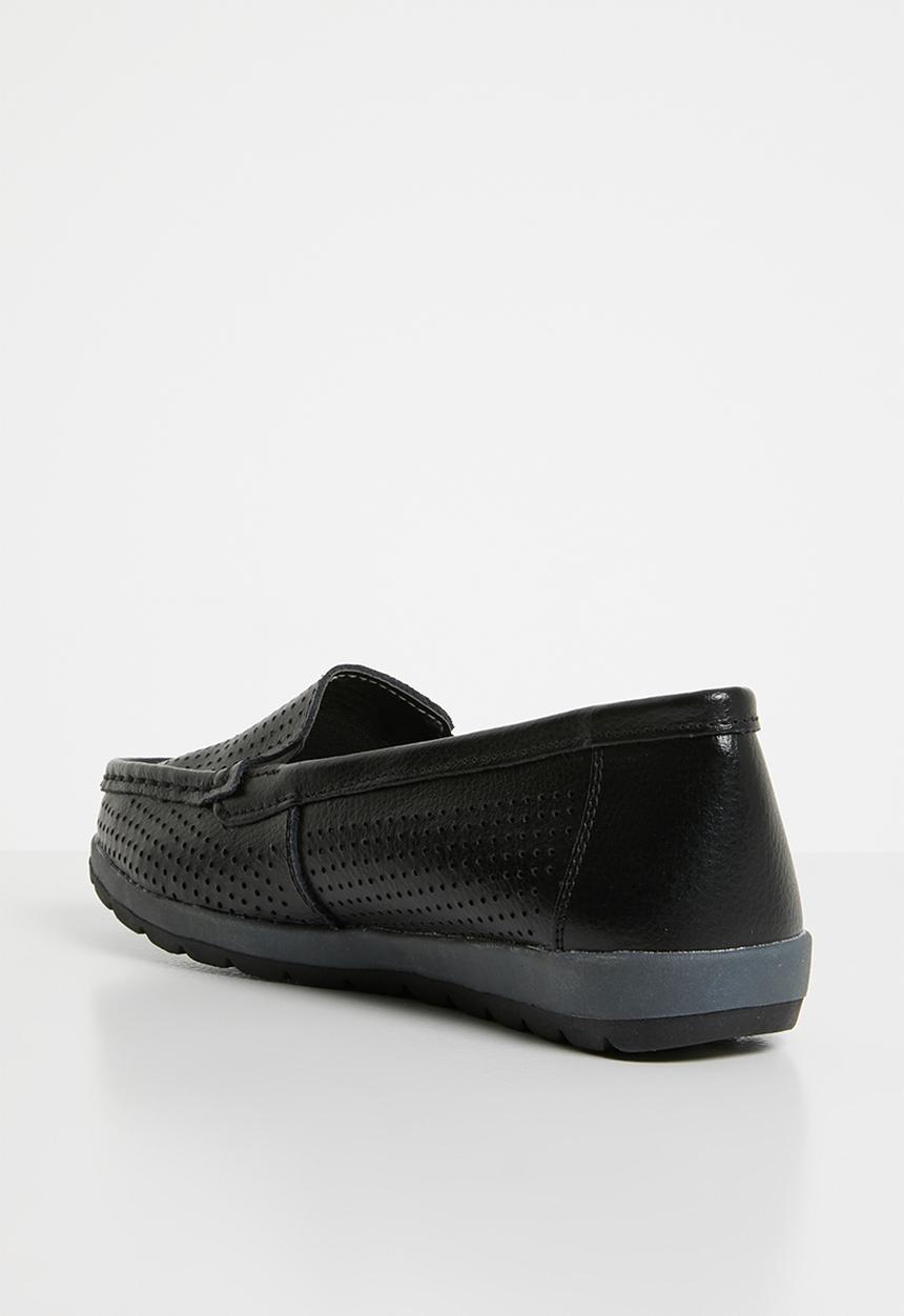 edit - Leather loafers - black
